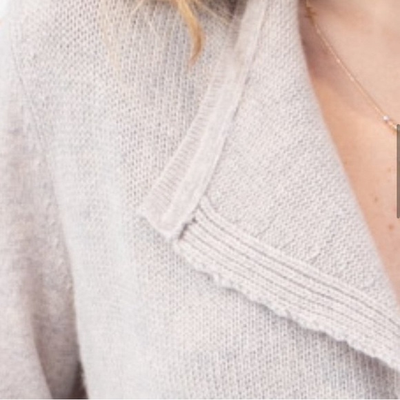 NWT Inhabit Cashmere Cardigan in twill, Size XS - Picture 5 of 13